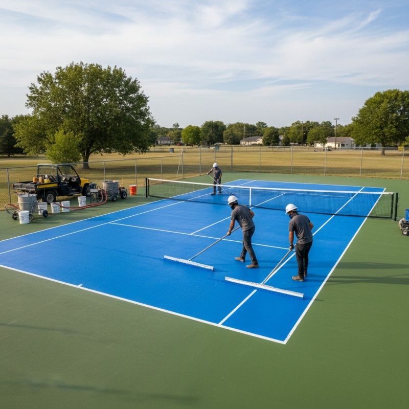 Pickleball Court Resurfacing